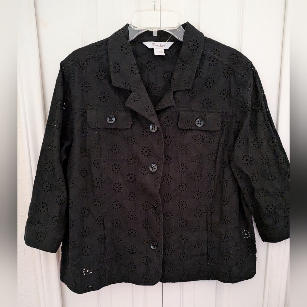 Eyelet Jacket - Picture 2 of 11